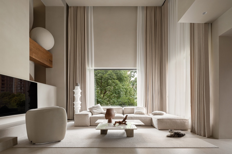 Interior design of a villa in Zhejiang by Chen You design