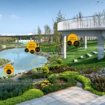 Zibo High-tech District Cultural & Sports Park, China by GVL Design Group