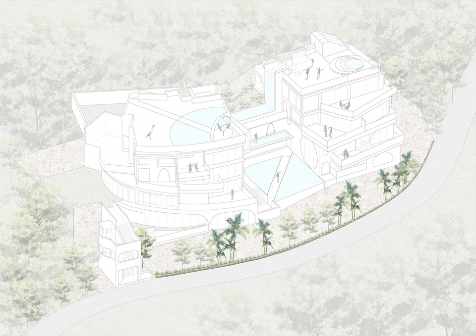 full moon dali qinglv fuyun house design by usual studio