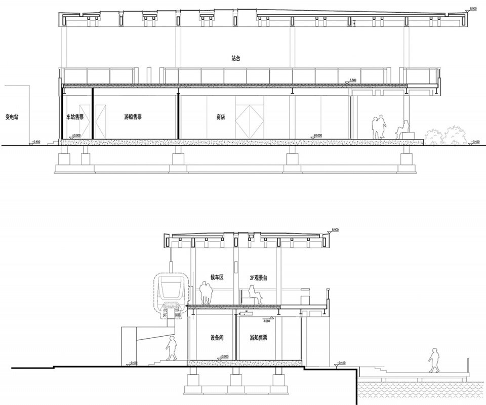 renovation of qujiang sightseeing lrt line stations by ddb architects shanghai