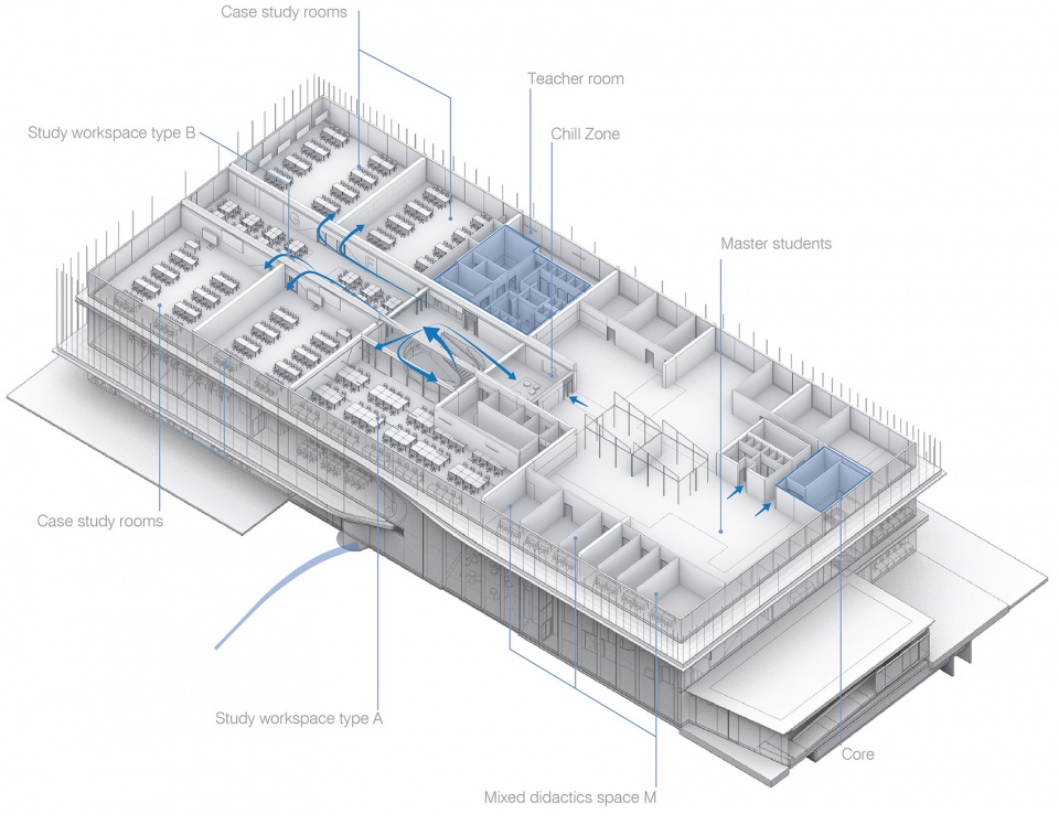 unstudio completes echo at tu delft