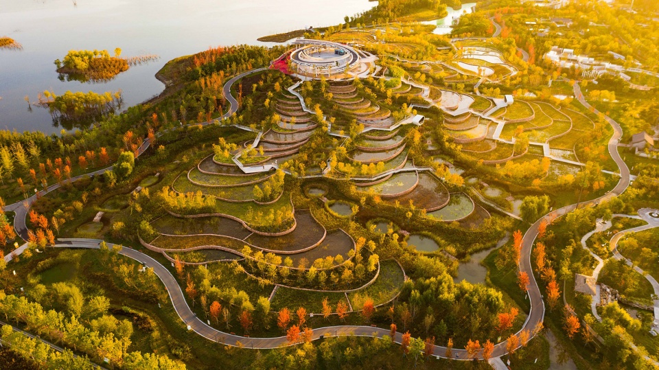 The Handan Wastewater Cleansing Terraces by Turenscape