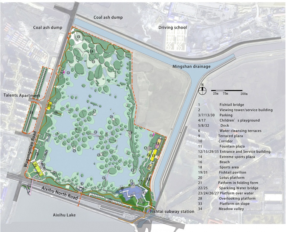 Fish Tail Park in Nanchang City Turenscape 1