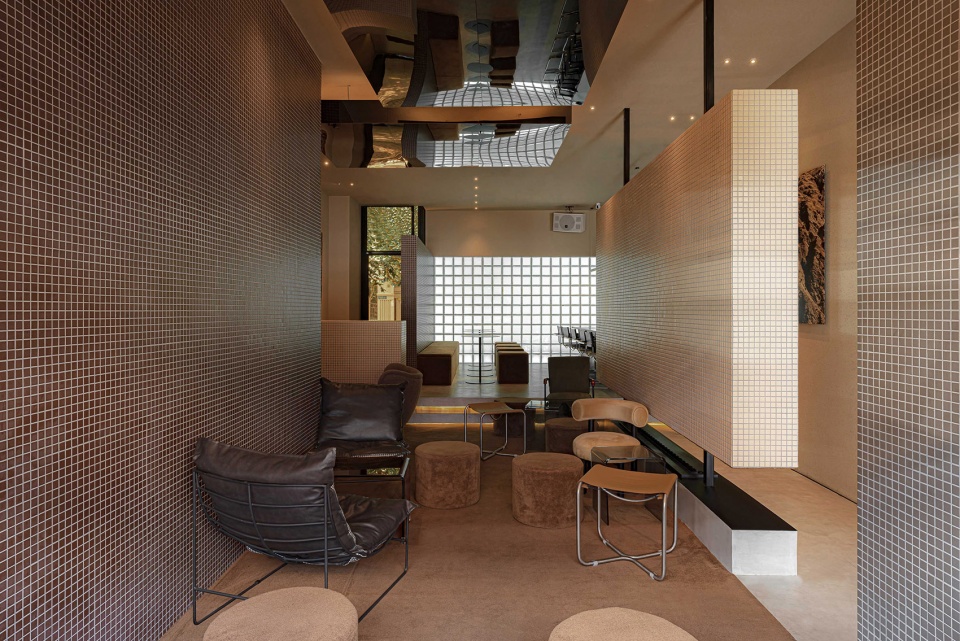 retro inspired cocktail lounge bar in shanghai by mass