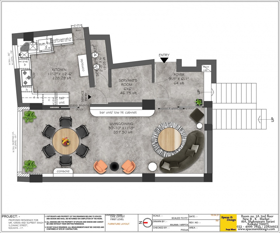 upstairs by spaces design