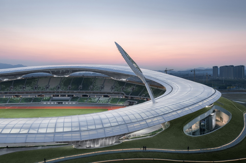 quzhou sports campus by mad