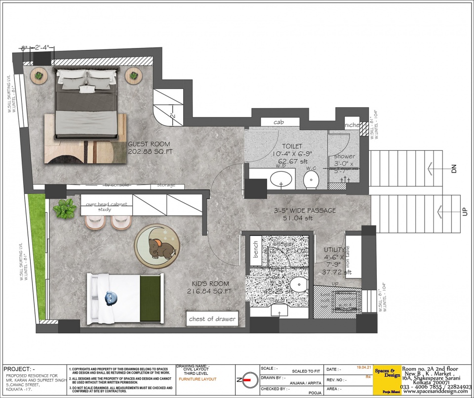 upstairs by spaces design