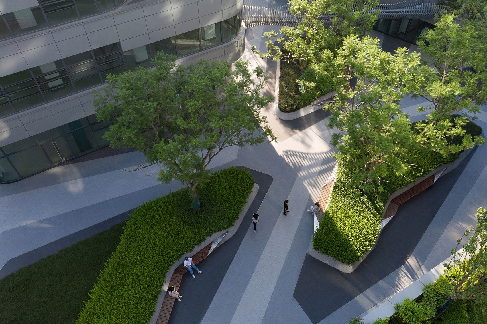 Courtyard of Ting Atelier Scale