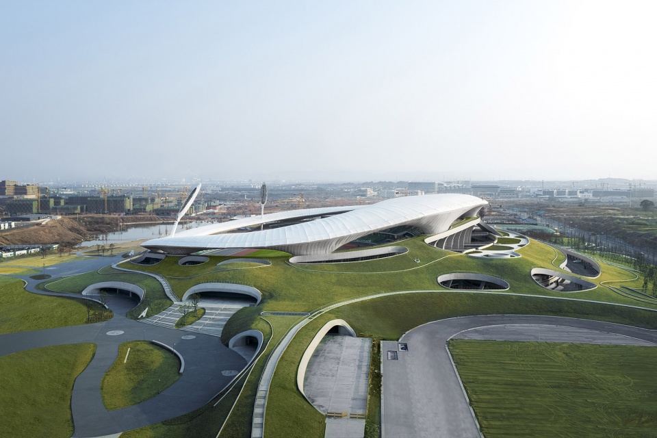 quzhou sports campus by mad