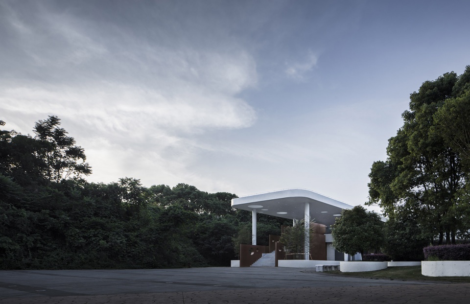 architectural design of tianmu lake exhibition hall by nanjing yangtze river urban architectural design co ltd