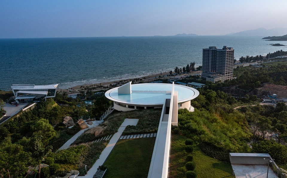the water drop library by 3andwich design he wei studio