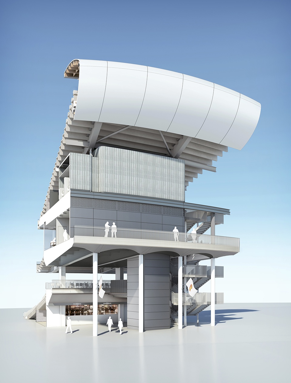 Compton Edrich Stands Lord s Cricket Ground London by Wilkinson Eyre Architects