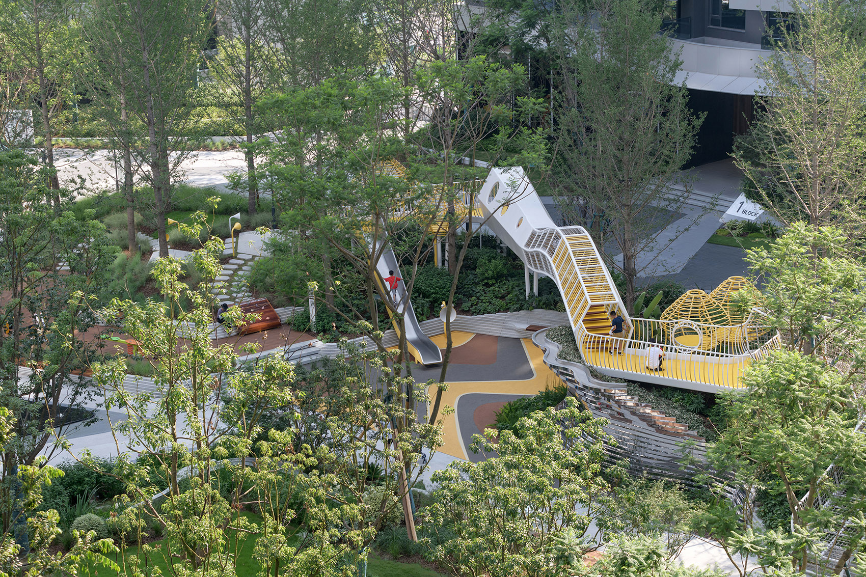 Courtyard of Ting Atelier Scale