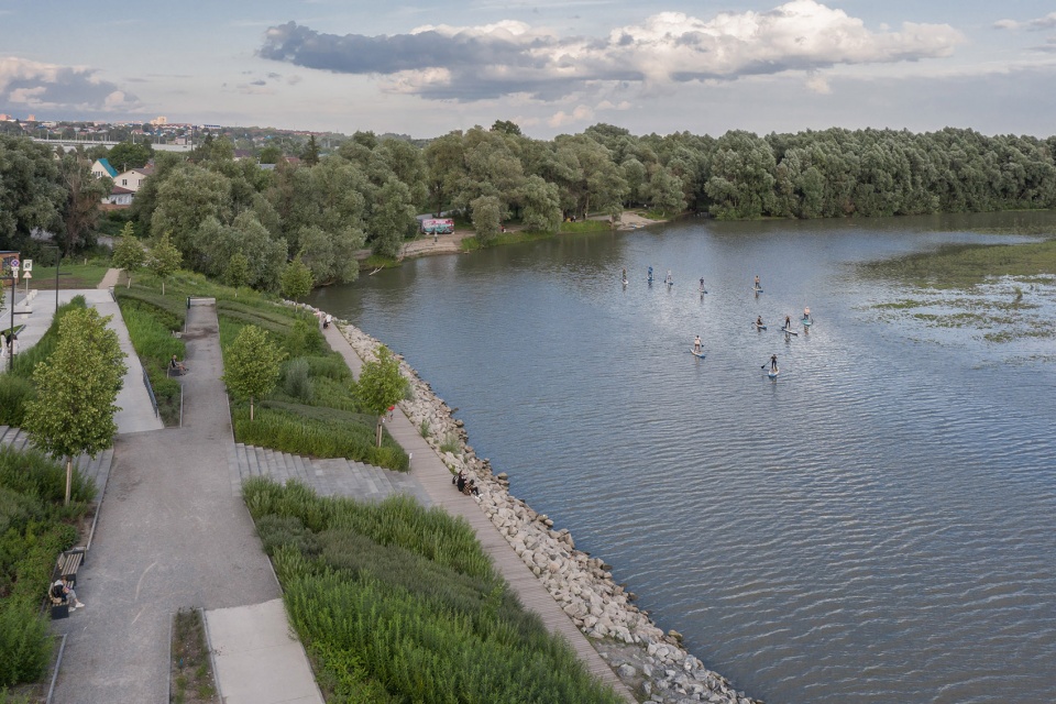riverfront park in novosibirsk by аfа landmark architects sp architektura krajobrazu