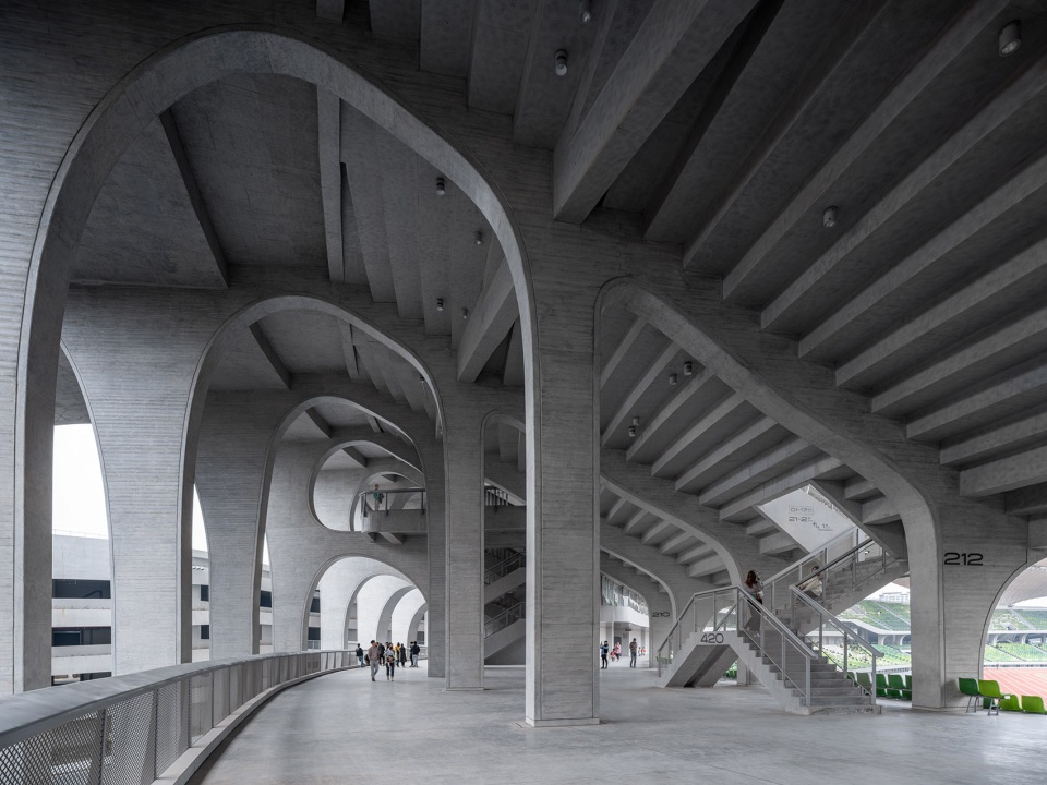quzhou sports campus by mad