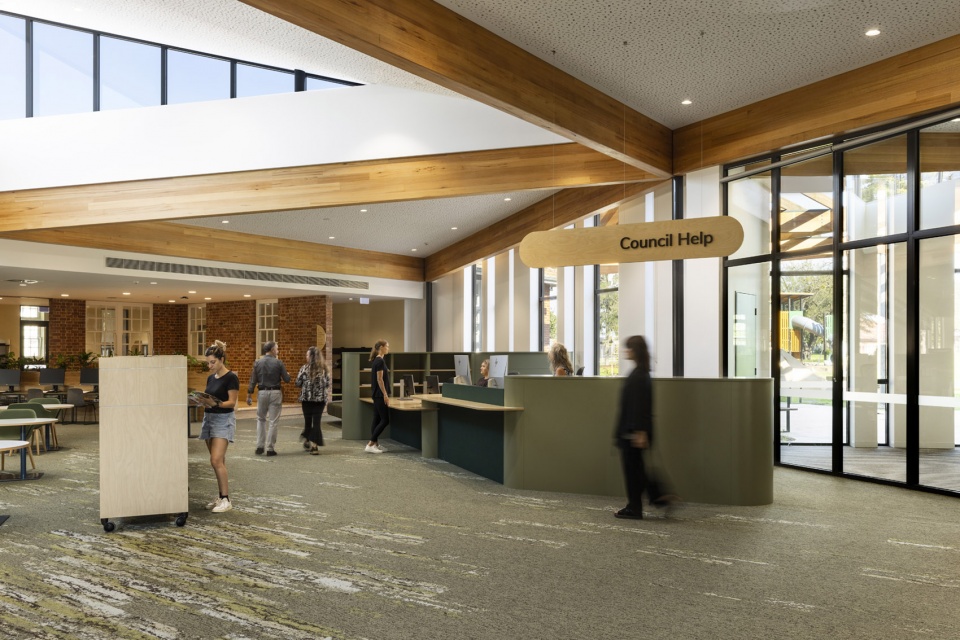 Glenroy Community Hub by DesignInc