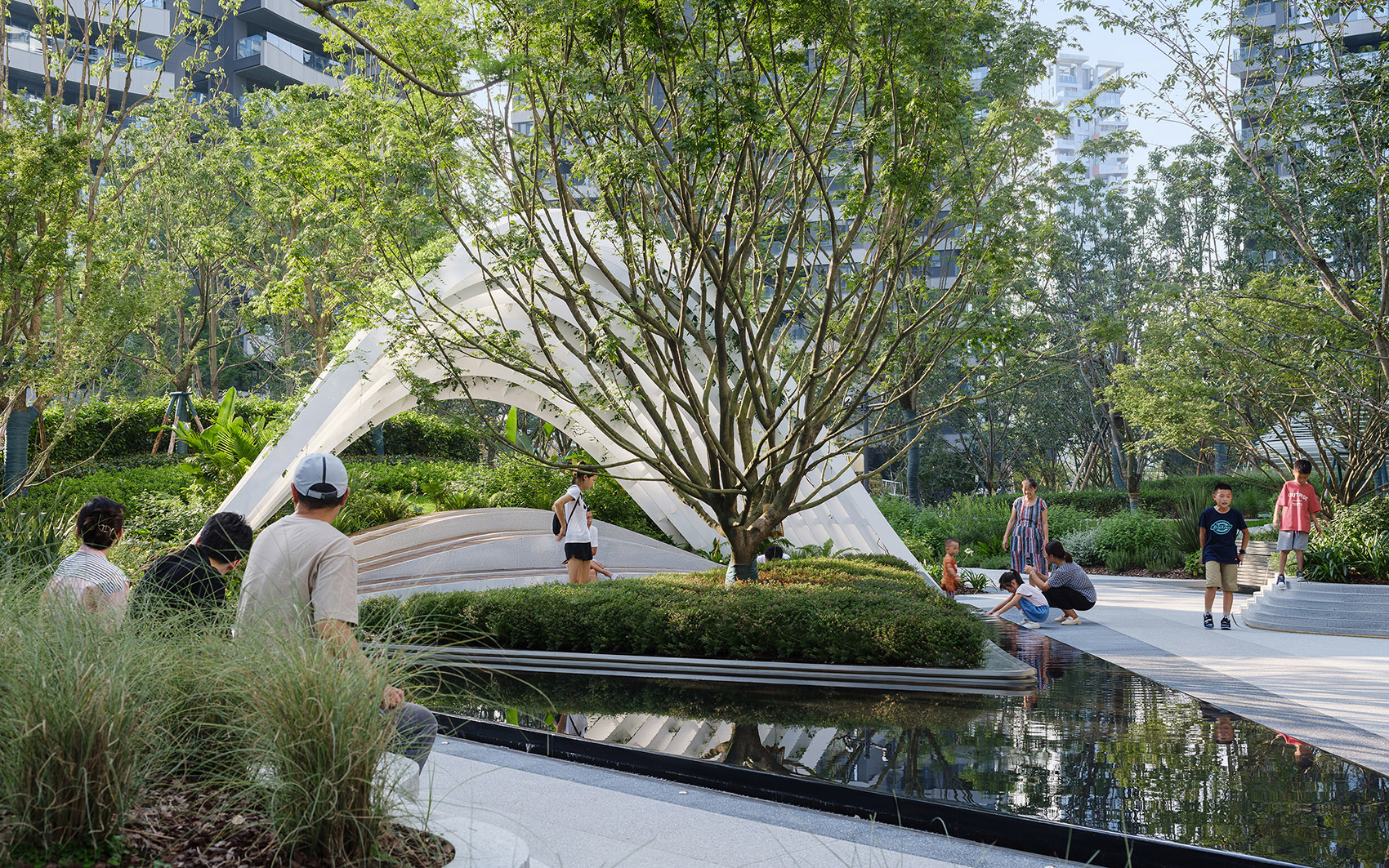 Courtyard of Ting Atelier Scale