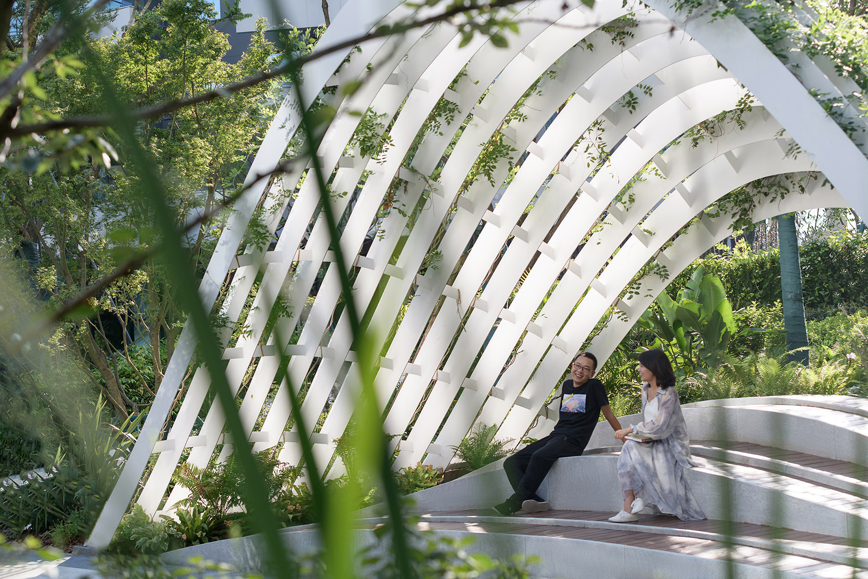 Courtyard of Ting Atelier Scale