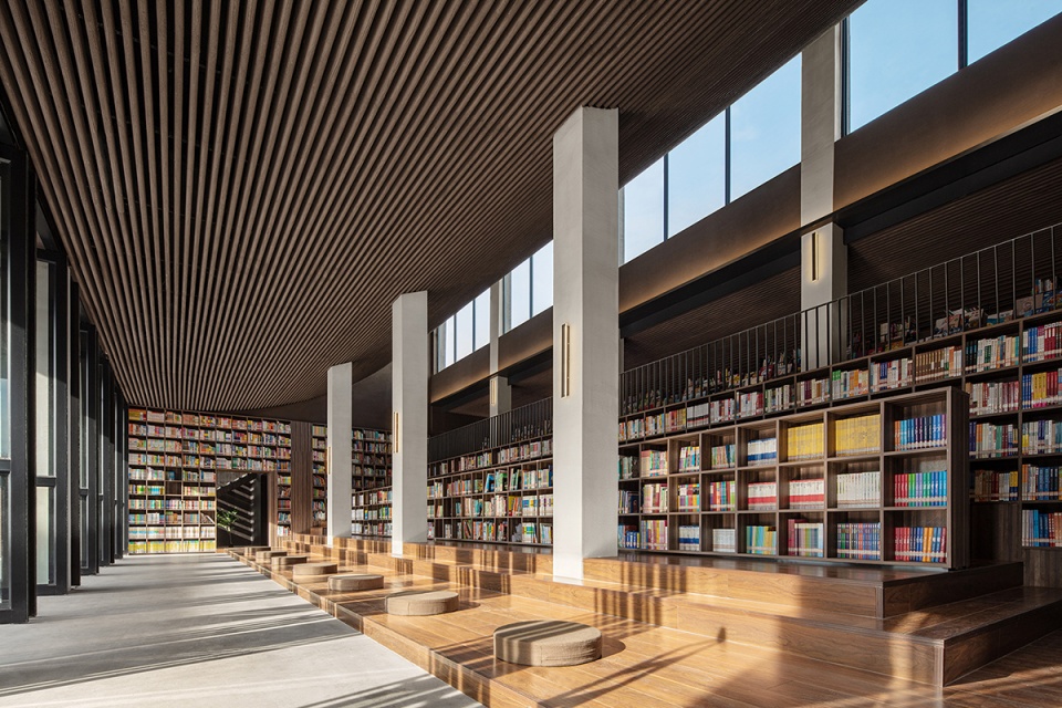 kaiyun library china by colorfull yujing design