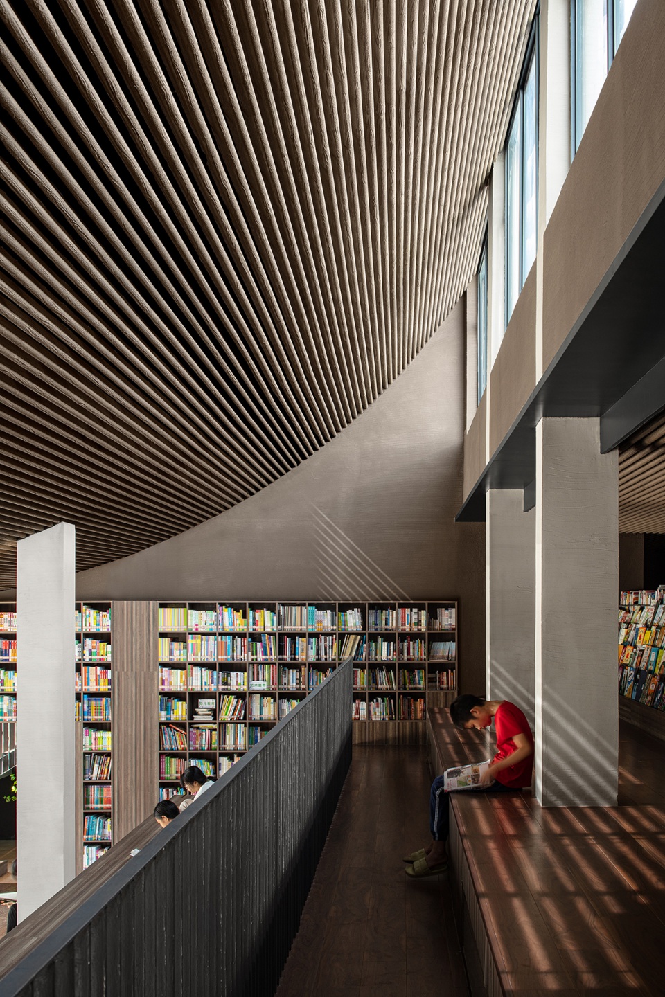 kaiyun library china by colorfull yujing design
