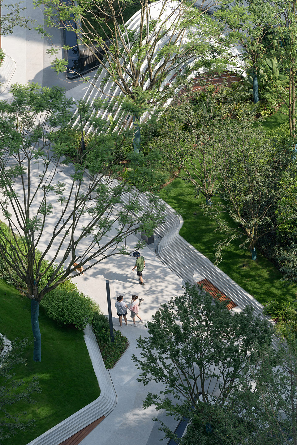 Courtyard of Ting Atelier Scale