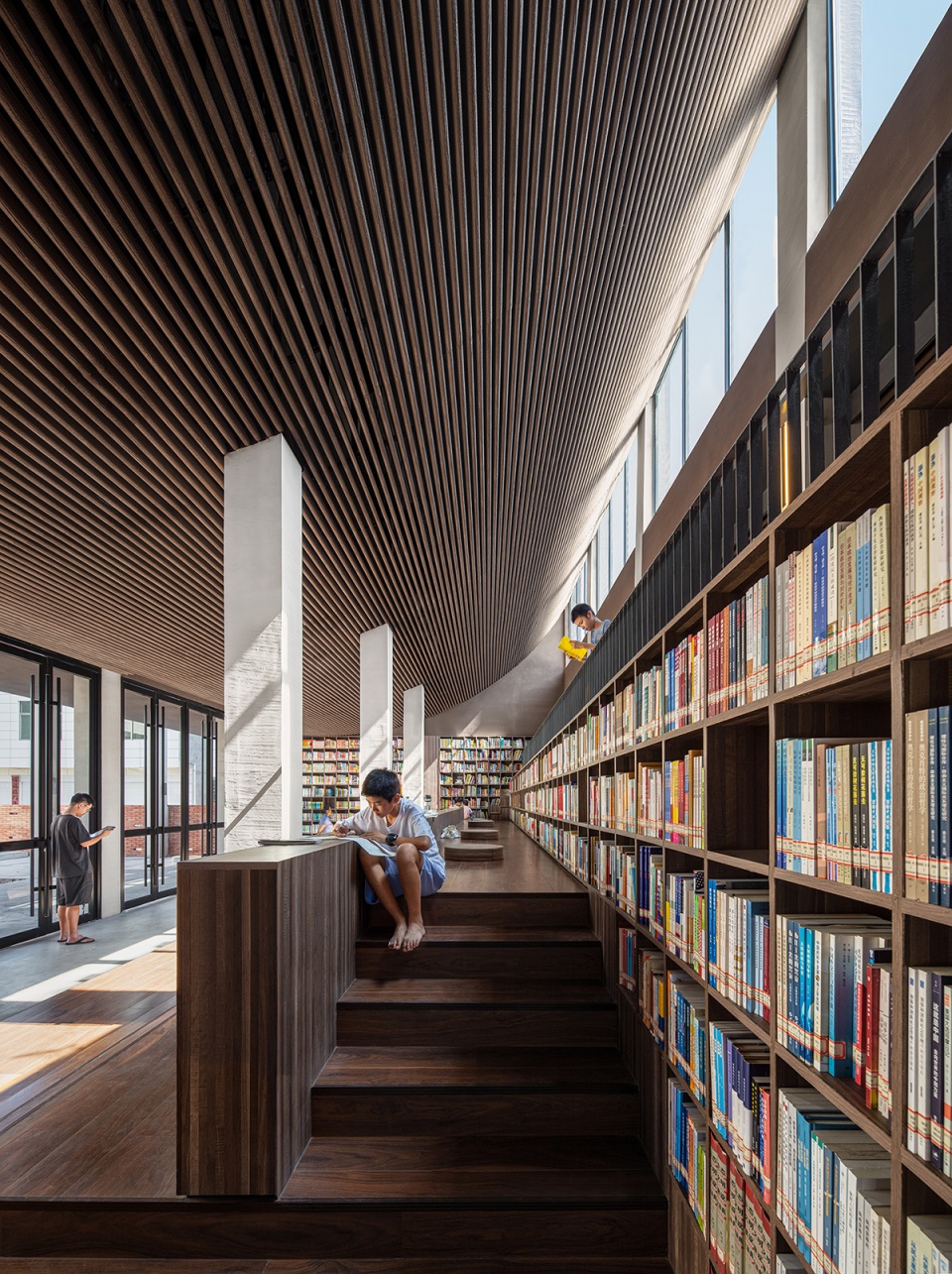 kaiyun library china by colorfull yujing design