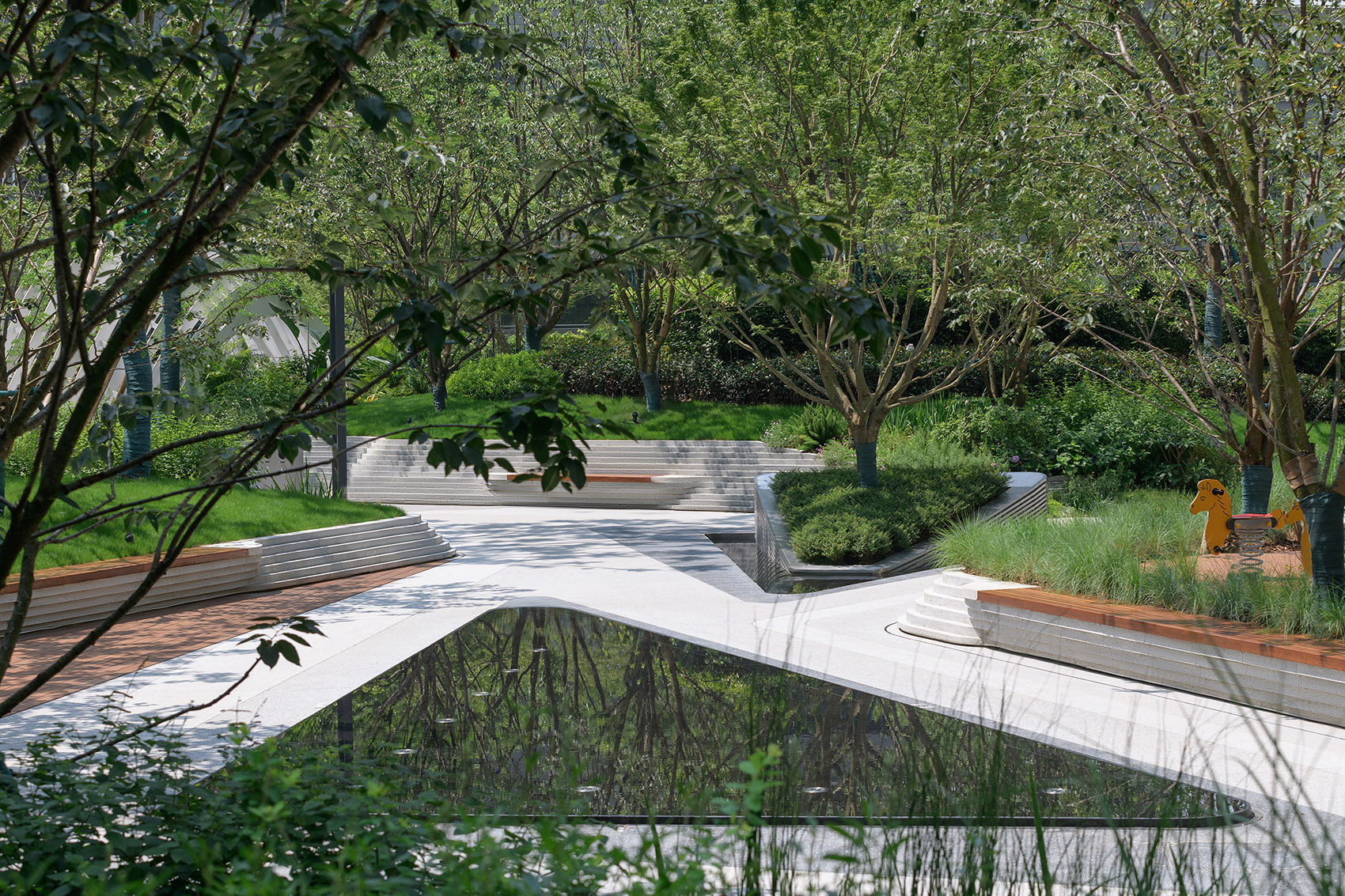Courtyard of Ting Atelier Scale