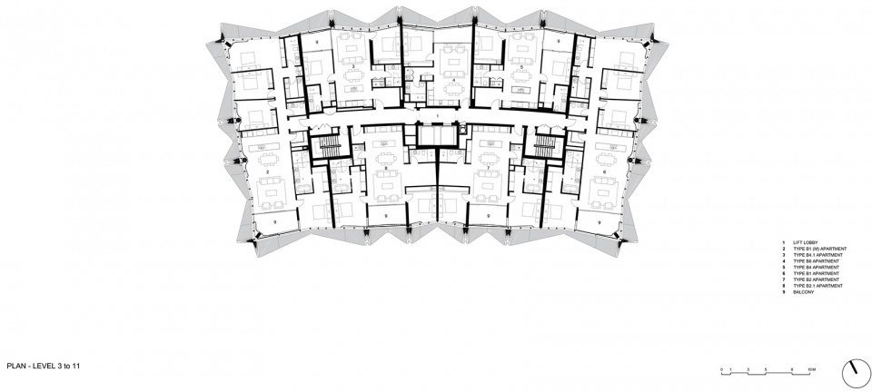 The Lanes Residences by CONTRERAS EARL Architecture