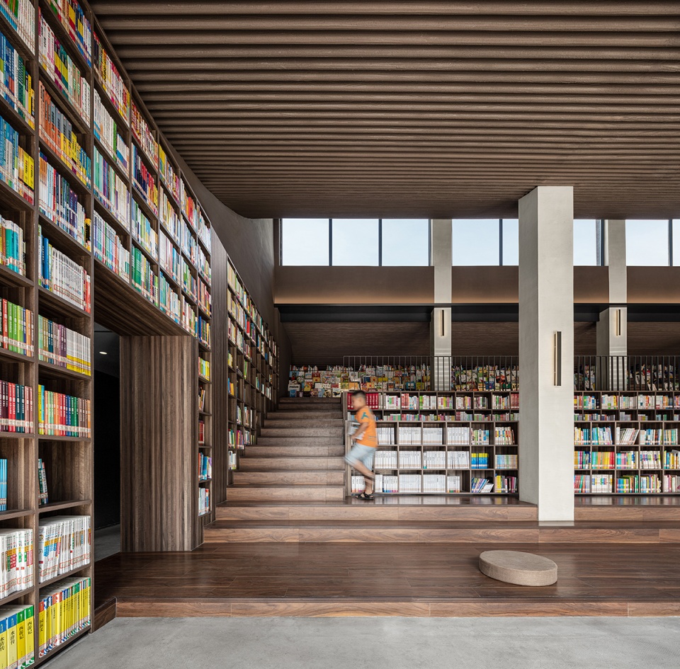 kaiyun library china by colorfull yujing design