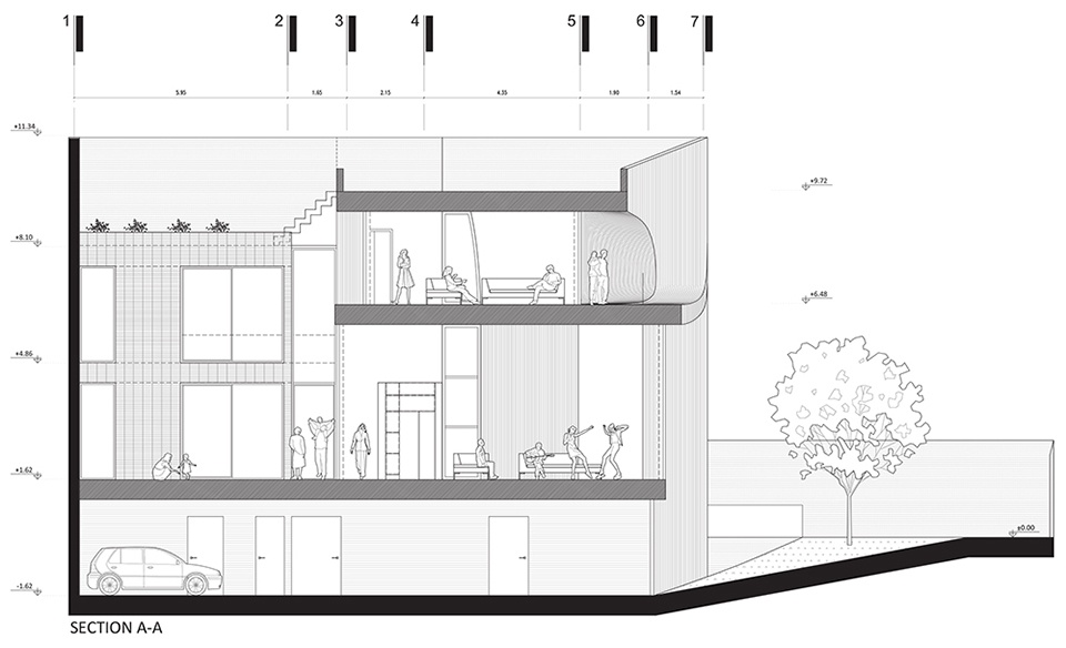 Isfahan H to V House by CAAT Studio
