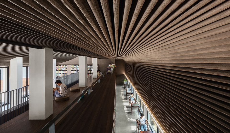 kaiyun library china by colorfull yujing design