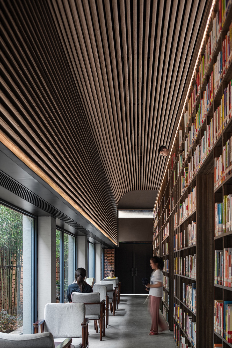 kaiyun library china by colorfull yujing design
