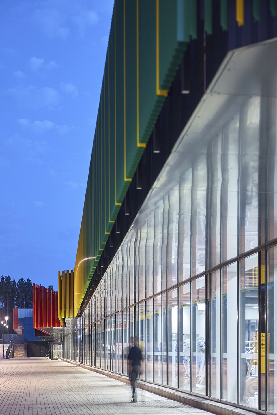 Sportsmen training center in Druskininkai Architekturos linija