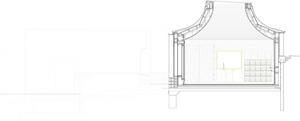 yoga studio hadspen house by invisible studio