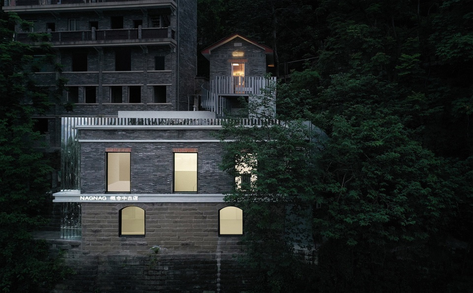 nagnag conceptual vintage store by sanyuan space design