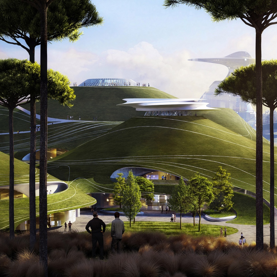 quzhou sports campus by mad
