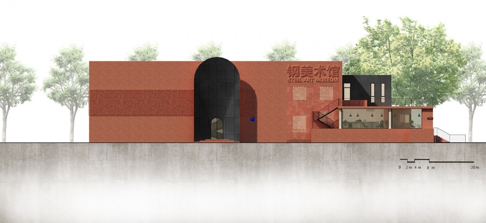 steel art museum by ssad studio
