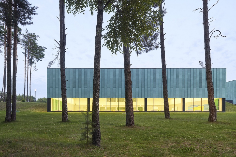 Sportsmen training center in Druskininkai Architekturos linija