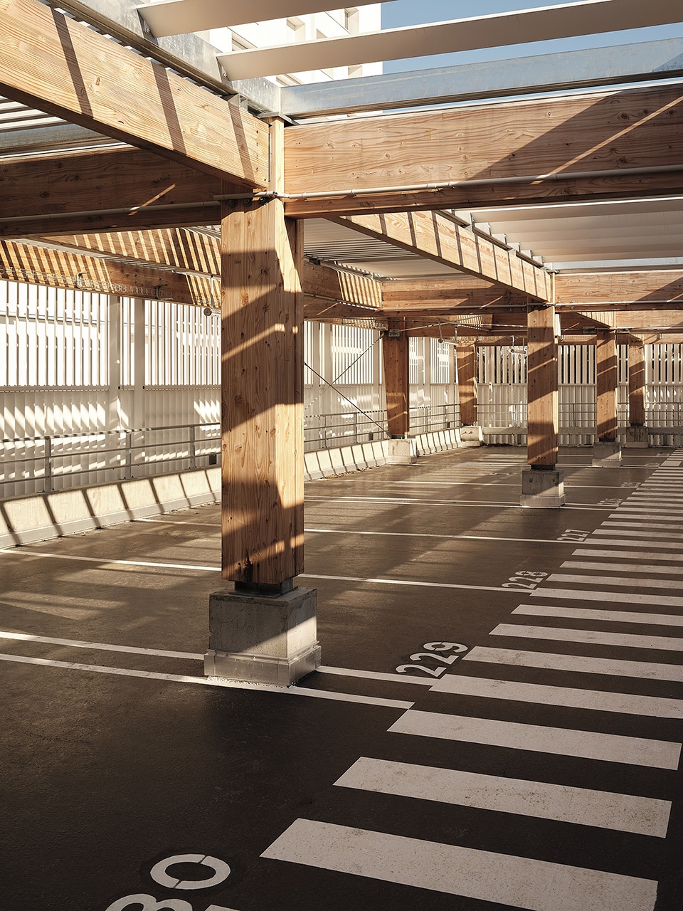 treed it car park france by saison menu architectes urbanistes
