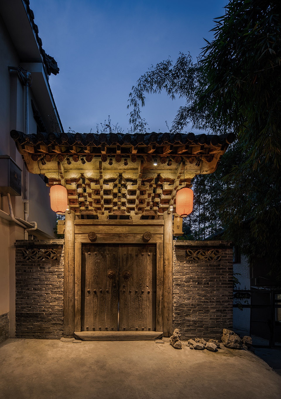 baran courtyard china by ge space design