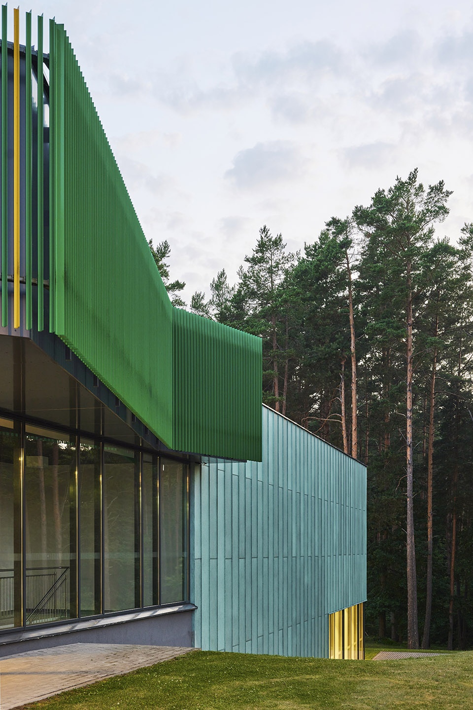 Sportsmen training center in Druskininkai Architekturos linija
