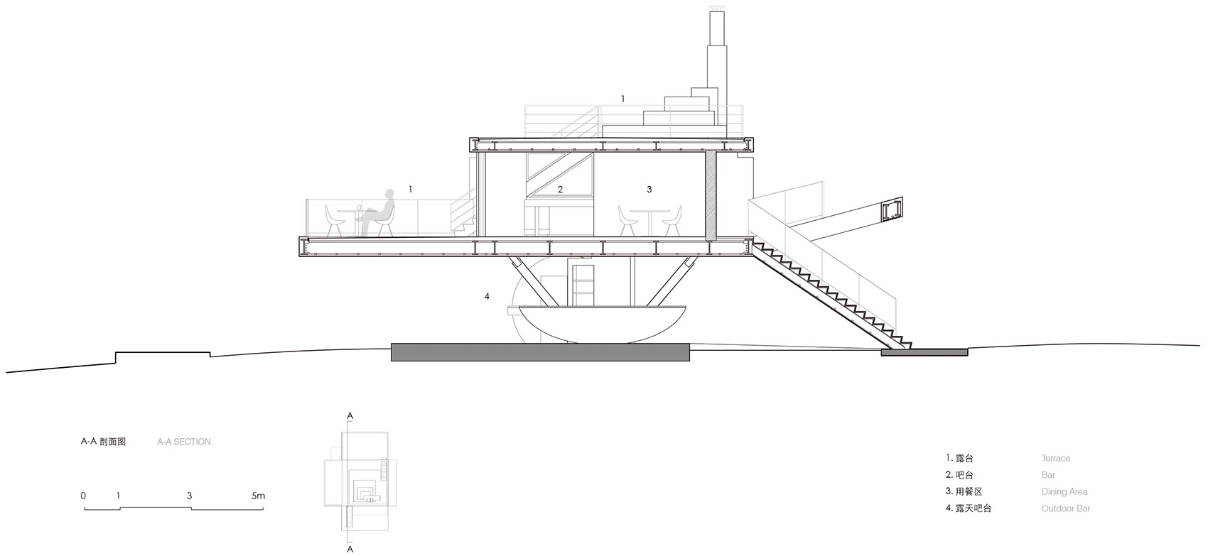 Seaside Floating Pavilion Trace Architecture Office