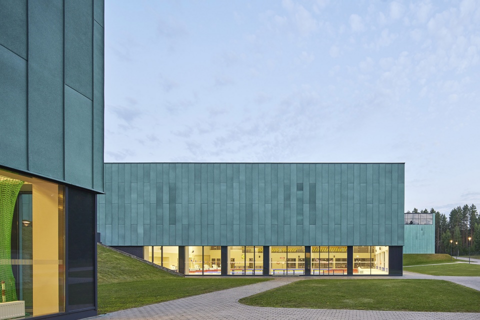 Sportsmen training center in Druskininkai Architekturos linija