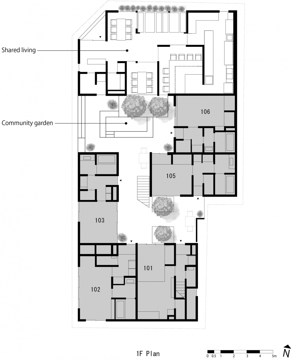 Shared Residence T2P Architects office