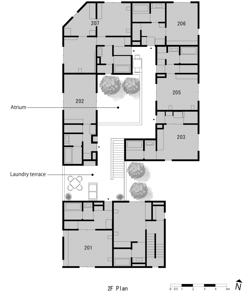 Shared Residence T2P Architects office