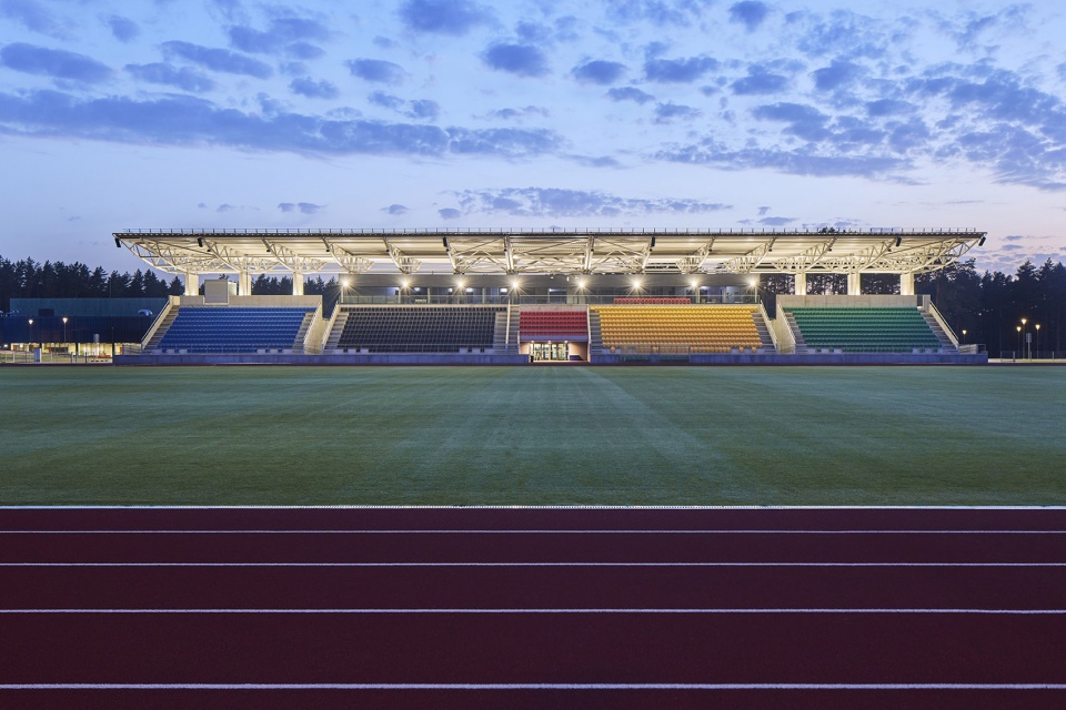 Sportsmen training center in Druskininkai Architekturos linija