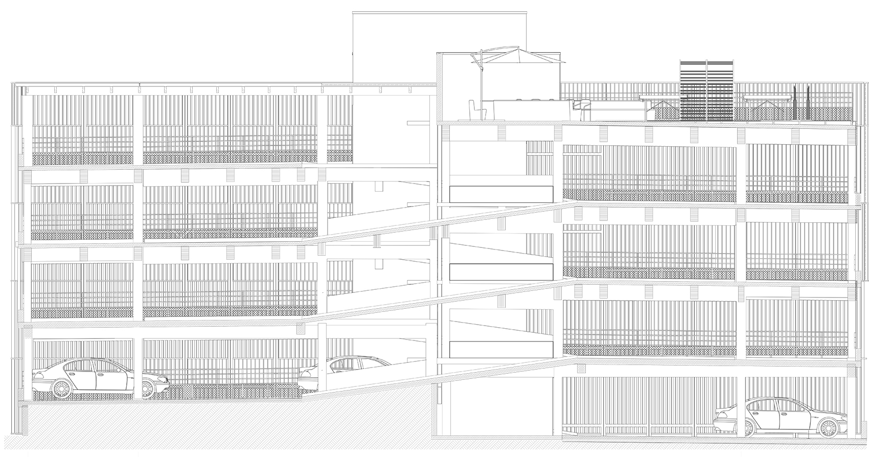 treed it car park france by saison menu architectes urbanistes