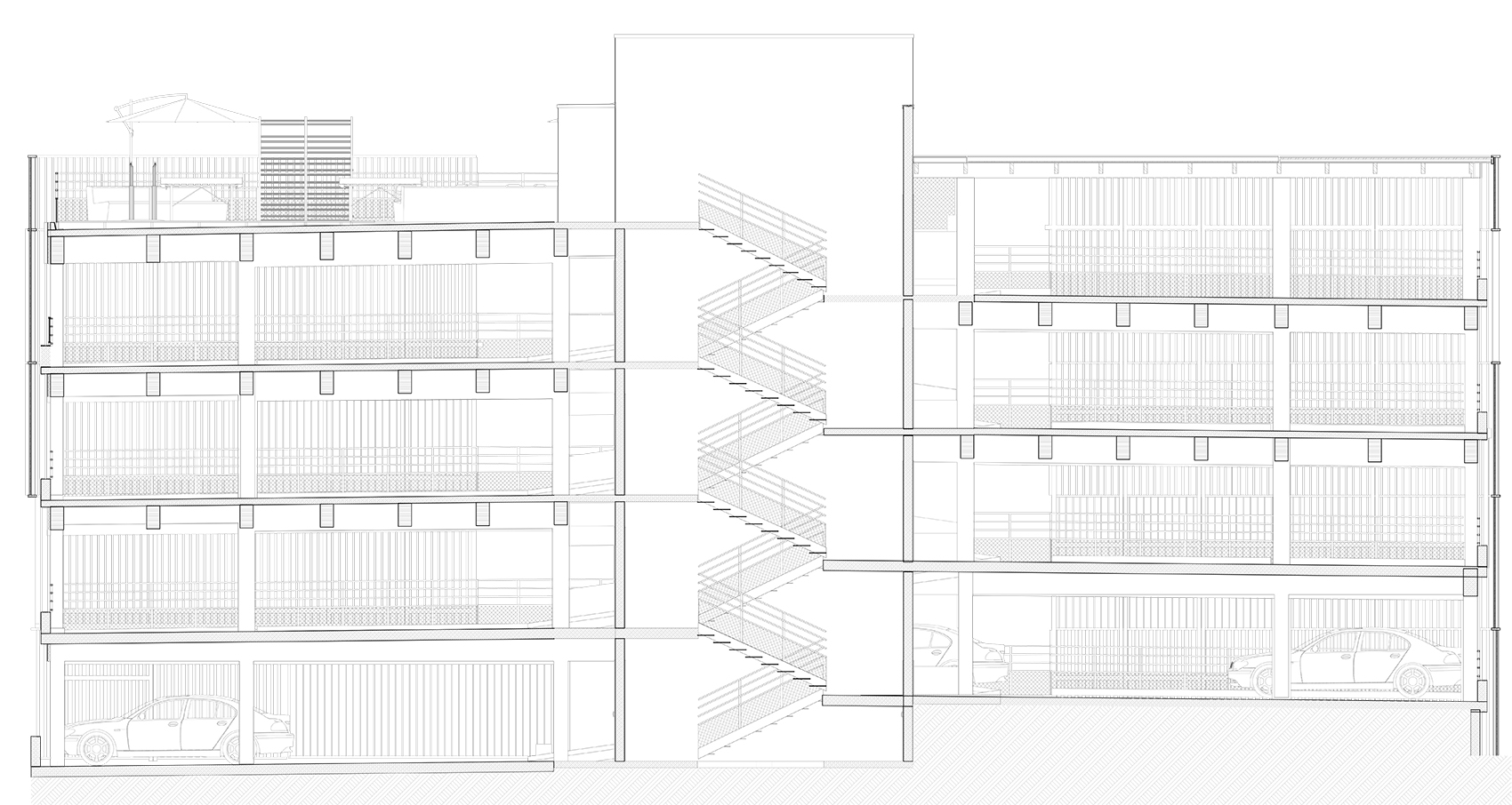 treed it car park france by saison menu architectes urbanistes