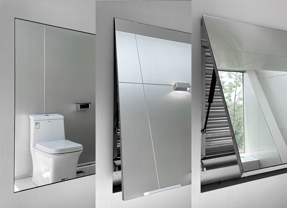 periscope toilet china by hexia architects