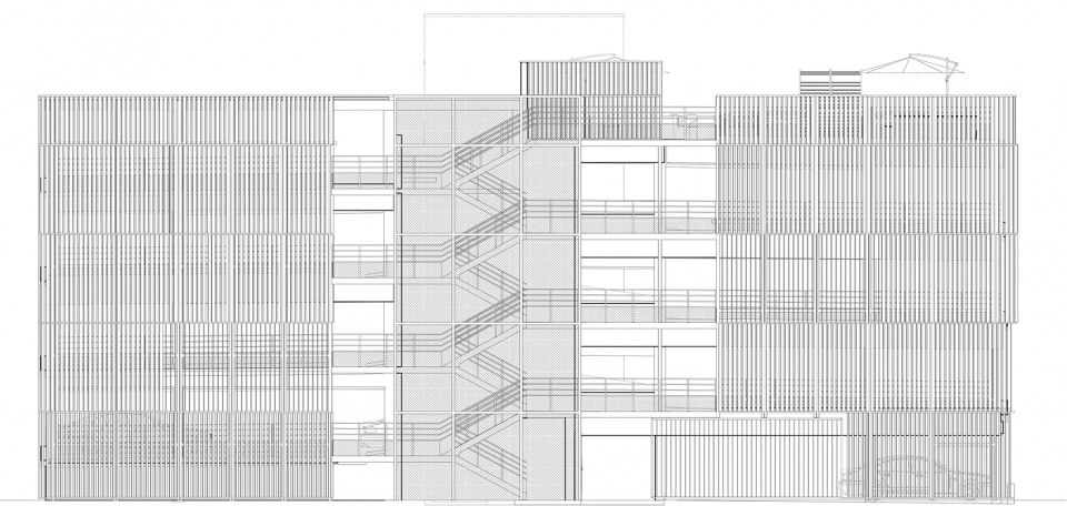 treed it car park france by saison menu architectes urbanistes